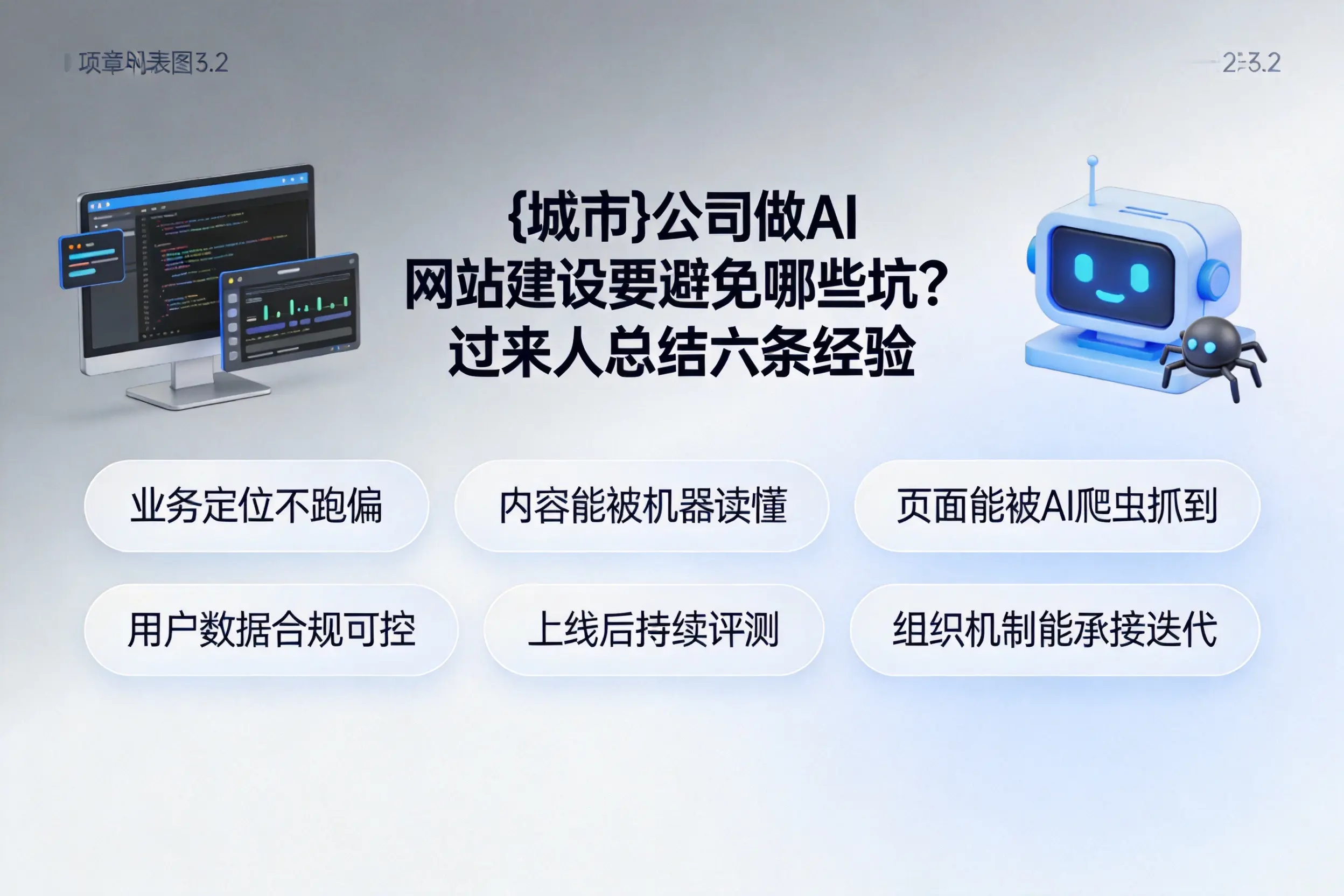 新余公司做AI网站建设要避免哪些坑？过来人总结六条经验