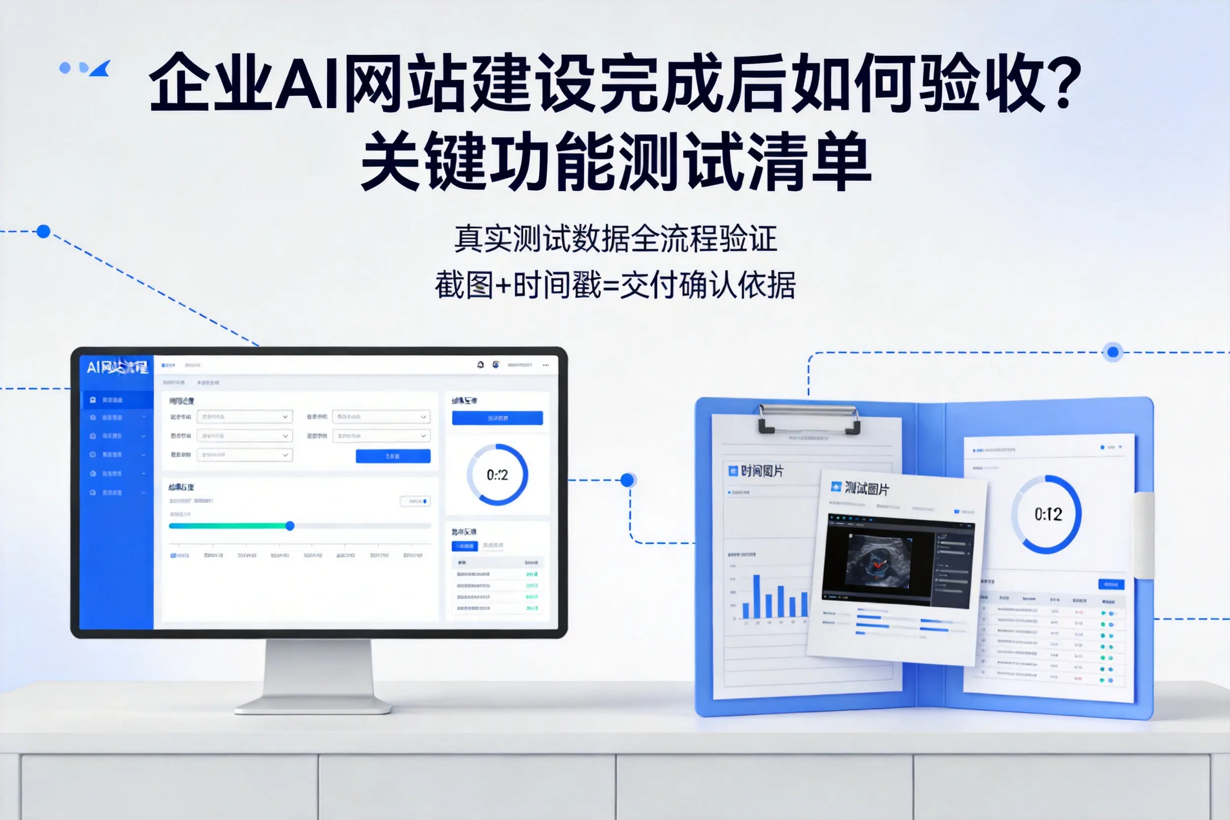 新余企业AI网站建设完成后如何验收?关键功能测试清单